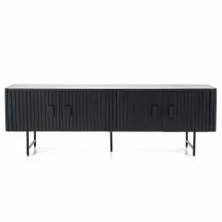 Eleonora TV meubel Remi 4-drs. - zwart