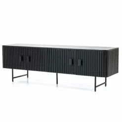 Eleonora TV meubel Remi 4-drs. - zwart