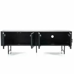 Eleonora TV meubel Remi 4-drs. - zwart