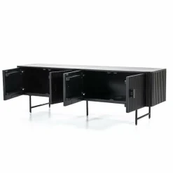 Eleonora TV meubel Remi 4-drs. - zwart