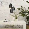 Good&Mojo Hanglamp Amazon recycled autoband met 1 kap zwart S