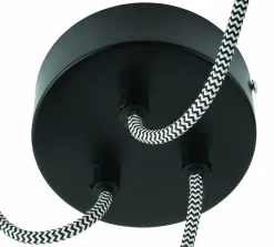 Good&Mojo Hanglamp Amazon recycled autoband met 3 kappen zwart S