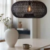 Good&Mojo Hanglamp Arizona bamboe ø70 burgundy L