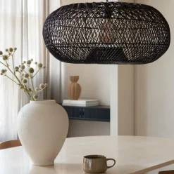 Good&Mojo Hanglamp Arizona bamboe ø70 burgundy L