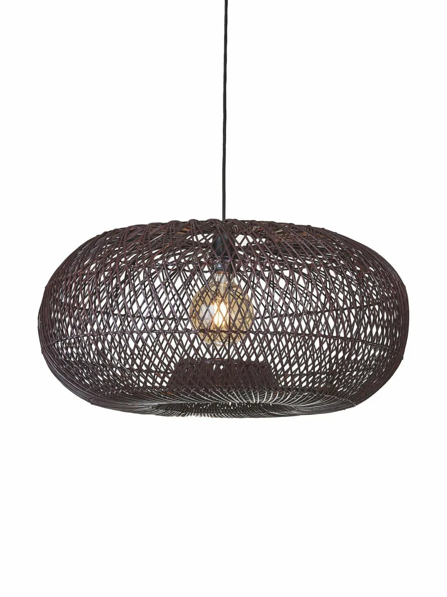 Good&Mojo Hanglamp Arizona bamboe ø70 burgundy L