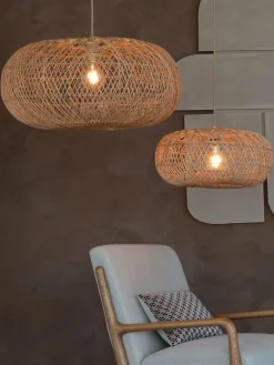 Good&Mojo Hanglamp Arizona bamboe ø70 naturel L