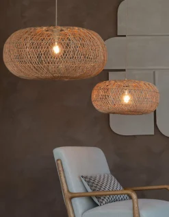 Good&Mojo Hanglamp Arizona bamboe/kap ø50 naturel S