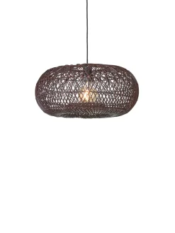 Good&Mojo Hanglamp Arizona bamboe ø50 burgundy S