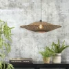 Good&Mojo Hanglamp Bali bamboe 87 x 20 cm zwart/naturel L