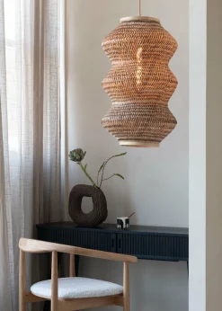 Good&Mojo Hanglamp Barbados bamboe ø40xh.67cm naturel /bruin XL