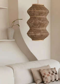 Good&Mojo Hanglamp Barbados bamboe ø40xh.67cm naturel /bruin XL