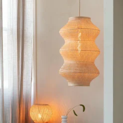 Good&Mojo Hanglamp Barbados bamboe ø40xh.67cm naturel XL