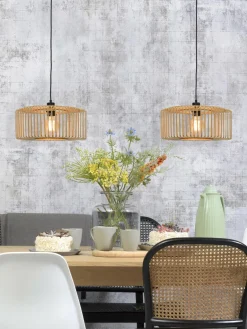 Good&Mojo Hanglamp Bromo bamboe Ø 40 naturel S