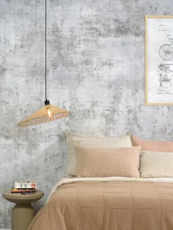 Good&Mojo Hanglamp Bromo bamboe asymm. Ø 50 cm naturel M