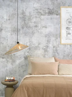 Good&Mojo Hanglamp Bromo bamboe asymm. Ø 60 cm naturel L