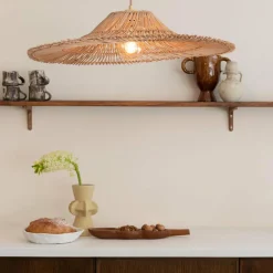 Good&Mojo Hanglamp Cancun rotan ø70 naturel L