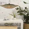 Good&Mojo Hanglamp Kalimantan bamboe plat Ø87 L