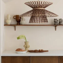 Good&Mojo Hanglamp Machu Picchu bamboe ø57xh.27cm naturel bruin