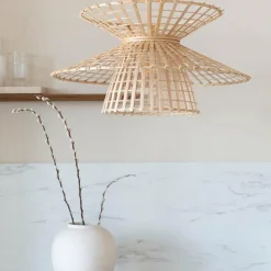 Good&Mojo Hanglamp Machu Picchu bamboe ø57xh.27cm naturel