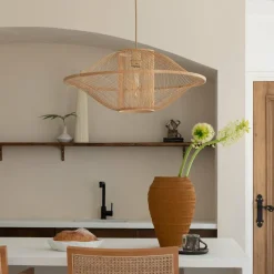 Good&Mojo Hanglamp Maui bamboe ø70xh.30cm naturel L