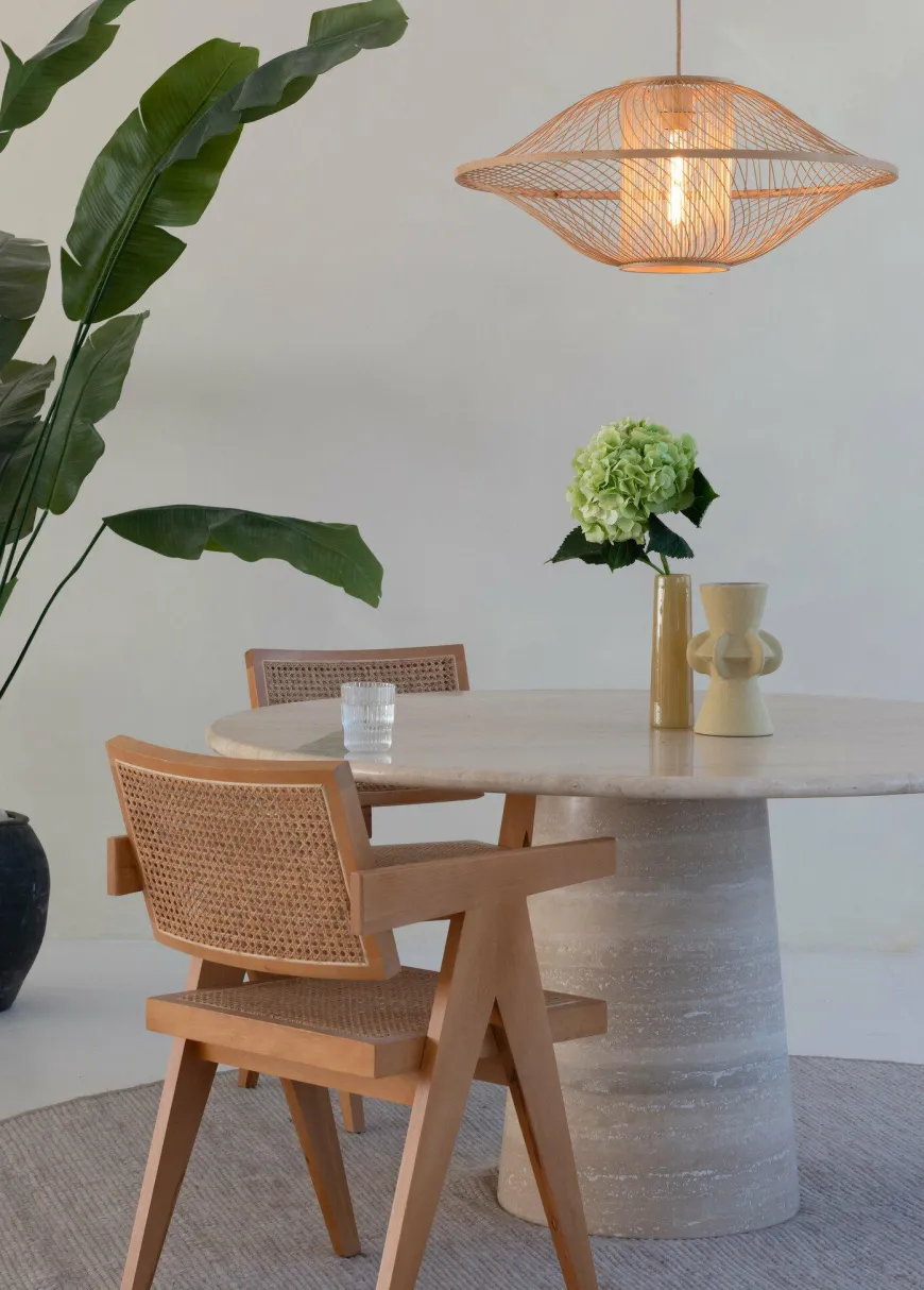 Good&Mojo Hanglamp Maui bamboe ø70xh.30cm naturel L