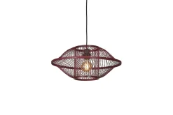 Good&Mojo Hanglamp Maui bamboe burgundy S