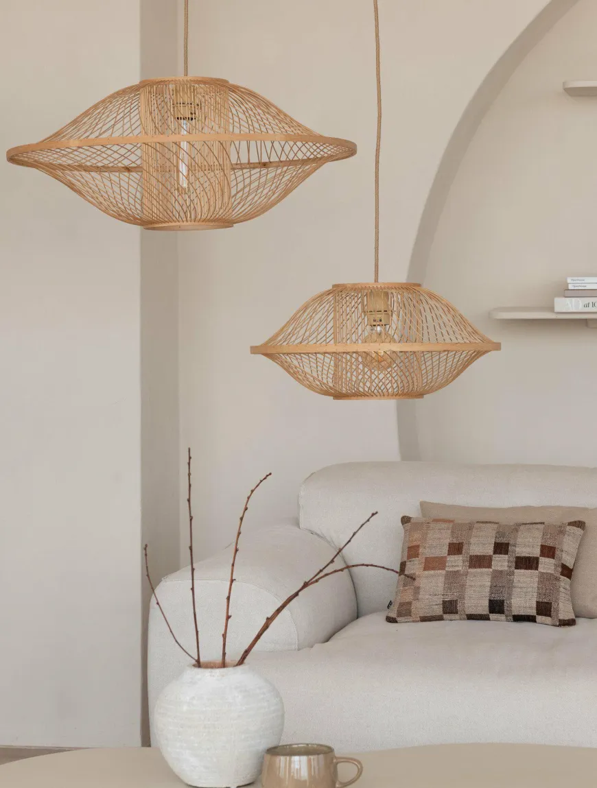 Good&Mojo Hanglamp Maui bamboe naturel S