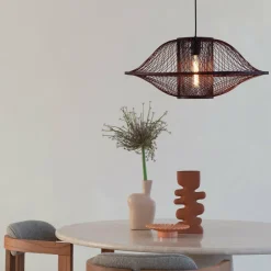 Good&Mojo Hanglamp Maui bamboe ø70xh.30cm burgundy L
