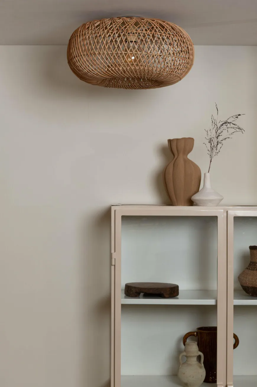 Good&Mojo Plafondlamp Arizona bamboe ø50 naturel S