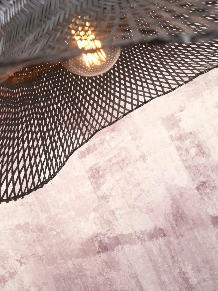 Good&Mojo Plafondlamp Ibiza wavy S zwart