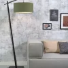 Good&Mojo Vloerlamp Andes bamboe zwart eco linnen green forest