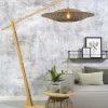 Good&Mojo Vloerlamp Bali bamboe naturel zwart naturel L Ø 87 cm