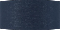 Good&Mojo Vloerlamp bamboe 5-poot Kilimanjaro h.160cm/kap 60x30cm eco linnen blue denim