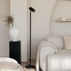Good&Mojo Vloerlamp bamboe Java zwart