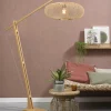 Good&Mojo Vloerlamp Cango bamboe naturel L 207cm kap Ø 60 naturel
