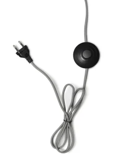 Good&Mojo Vloerlamp Fuji bamboe eco linnen donkergrijs