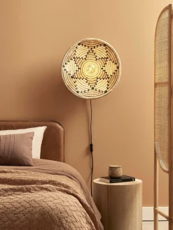 Good&Mojo Wandlamp Andros dia. 45cm naturel/wit