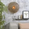 Good&Mojo Wandlamp Bali bamboe 60 x 15 cm zwart/naturel M