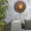 Good&Mojo Wandlamp Bali bamboe 44 x 12 cm zwart/naturel S