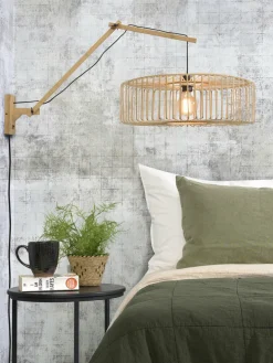 Good&Mojo Wandlamp Bromo bamboe naturel Ø 60 naturel L