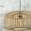 Good&Mojo Wandlamp Bromo bamboe naturel Ø 40 naturel S