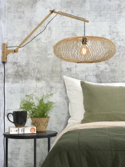 Good&Mojo Wandlamp Cango naturel/kap dia.60x25cm naturel L