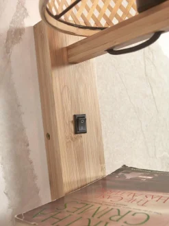 Good&Mojo Wandlamp Java met plank naturel
