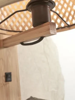Good&Mojo Wandlamp Java met plank naturel