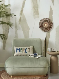Good&Mojo Wandlamp Kalimantan XS 30cm zwart naturel
