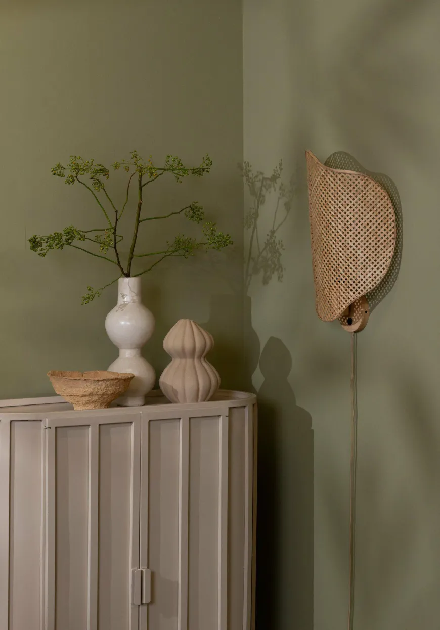 Good&Mojo Wandlamp Kinabalu bamboe 40x10xh.50cm naturel