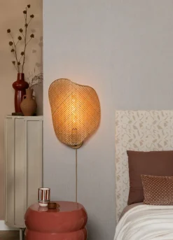 Good&Mojo Wandlamp Kinabalu bamboe 40x10xh.50cm naturel