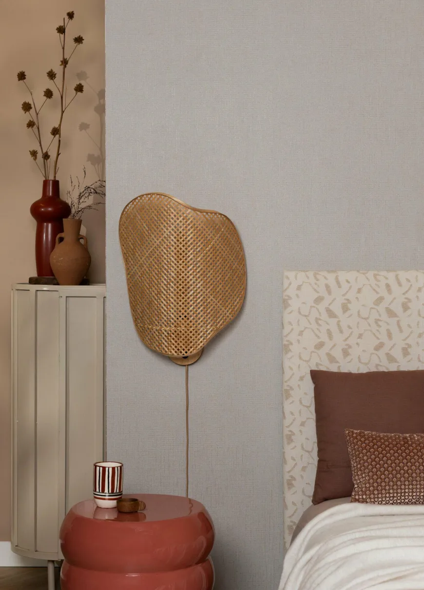 Good&Mojo Wandlamp Kinabalu bamboe 40x10xh.50cm naturel