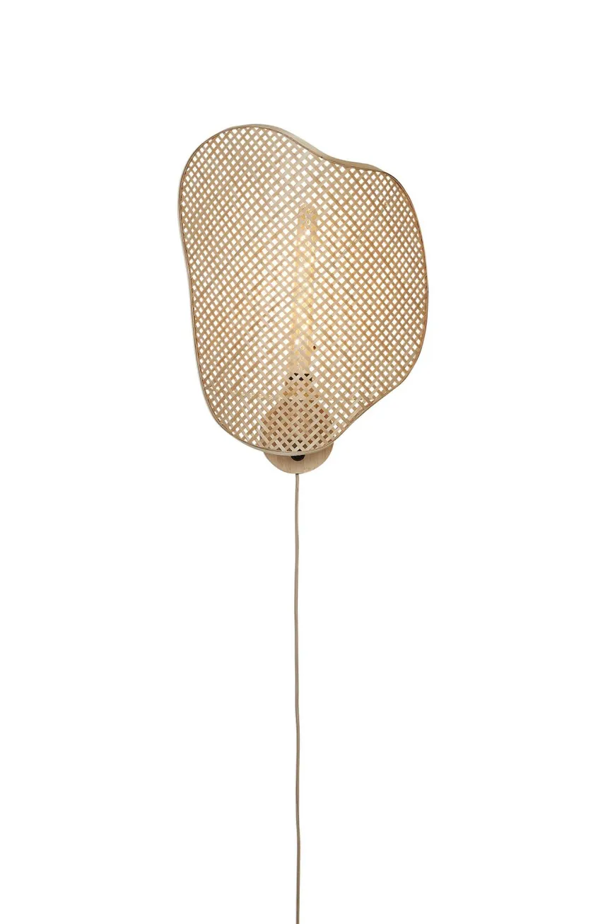 Good&Mojo Wandlamp Kinabalu bamboe 40x10xh.50cm naturel