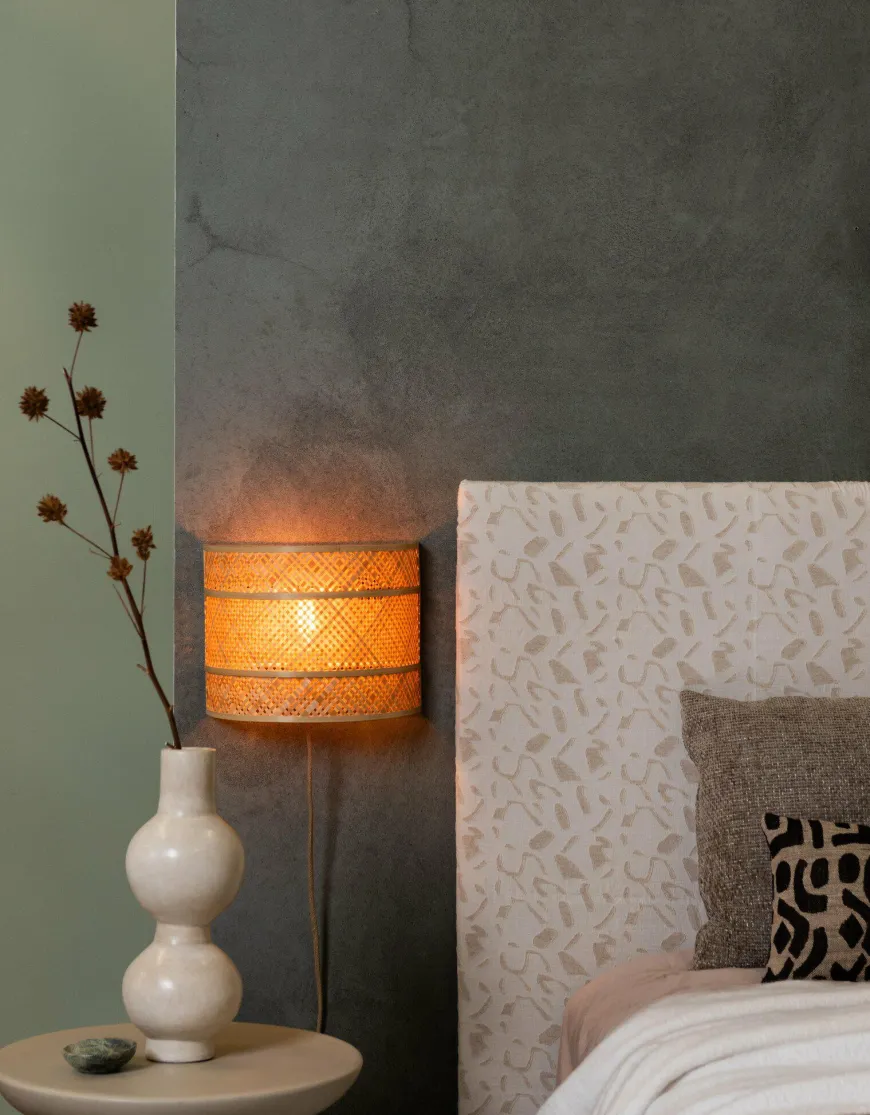 Good&Mojo Wandlamp Langkawi bamboe 32x1x6x25cm naturel